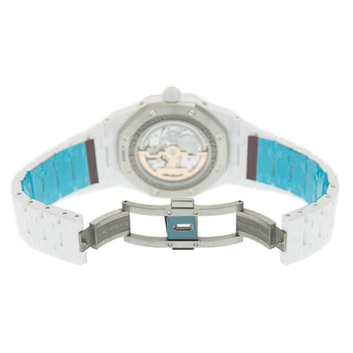 Audemars Piguet Royal Oak 41 mm, Blue Dial,White Band
